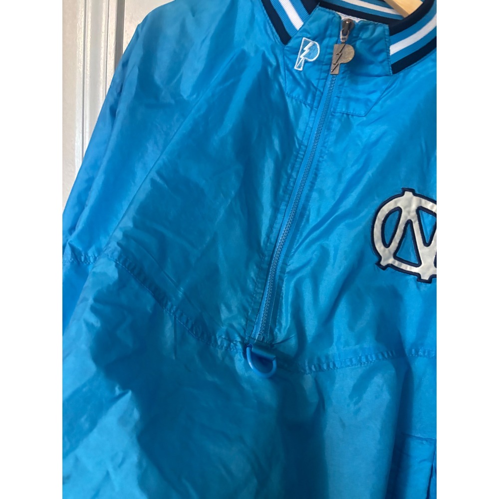 Vintage Pro Player UNC Tar Heels Half Zip Windbreaker Jacket Blue Mens XL - Picture 5 of 9